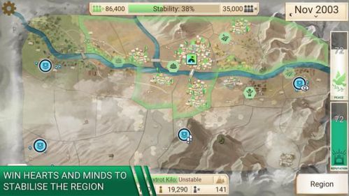 Rebel Inc – combat corruption effectively.