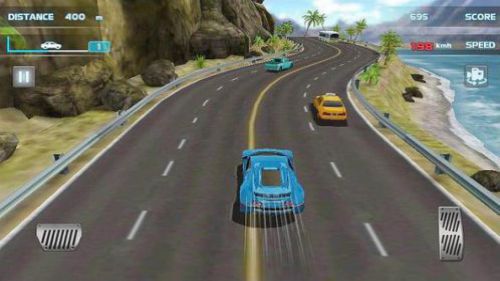 Turbo Driving Racing 3D tránh chướng ngại vật