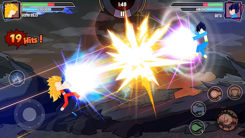 Download Stickman Warriors power mod game