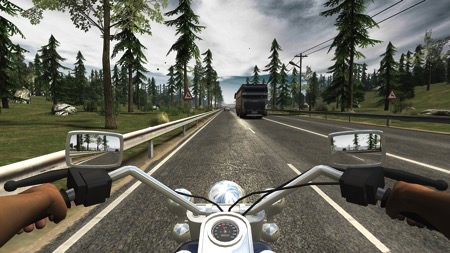 heavy motorcycle racing game.