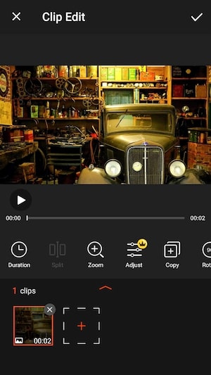 Professional video editing application