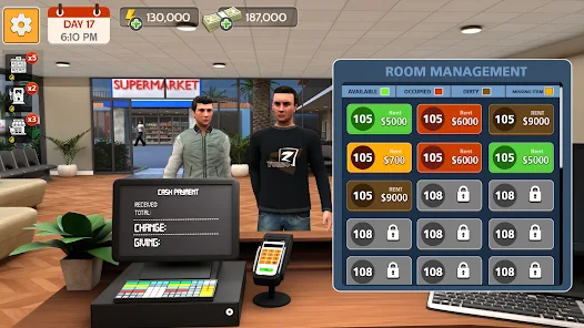 Screenshot of Supermarket & Motel Simulator