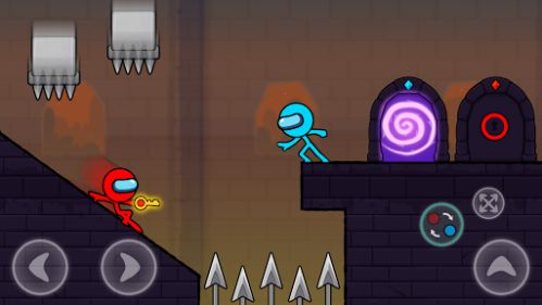 Red and Blue Stickman fun puzzle
