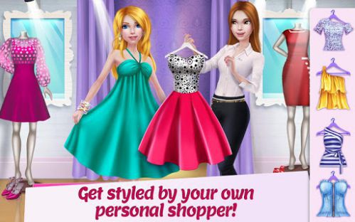 Shopping Mall Girl clothing shopping