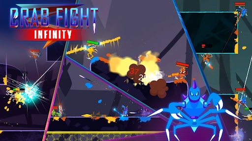 Crab Fight Infinity MOD unlimited money