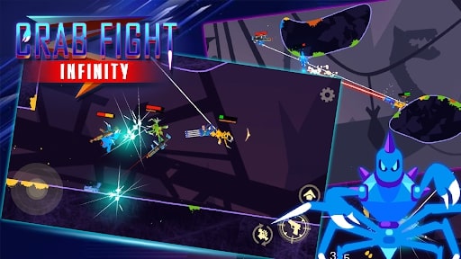 Crab Fight Infinity MOD unlimited money