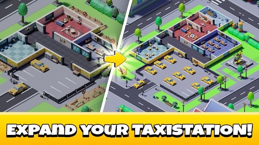 Idle Taxi Tycoon MOD unlimited money