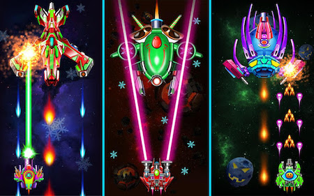 Download space airplane shooting game
