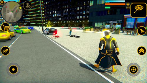 Naxeex Superhero protecting the city