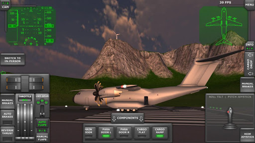 Turboprop Flight Simulator 3D bản MOD tiền