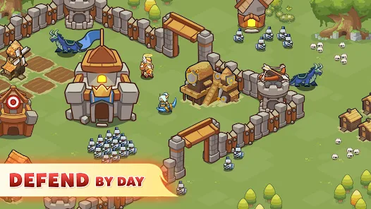 Ảnh chụp màn hình Nighty Knight: Game Thủ Thành