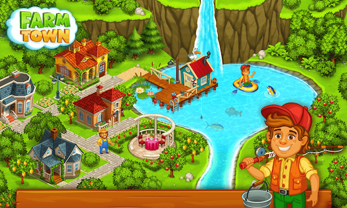 Download Farm Town mod unlimited money