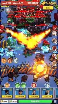 Bản mod tiền không giới hạn cho Zombie Idle Defense