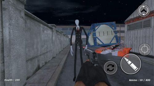 Slender Insane bắn súng