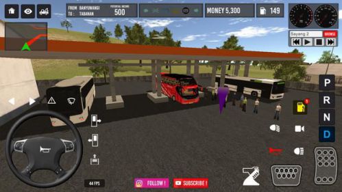 IDBS Bus Simulator driving simulation