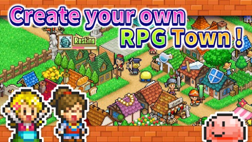 Town management simulation game