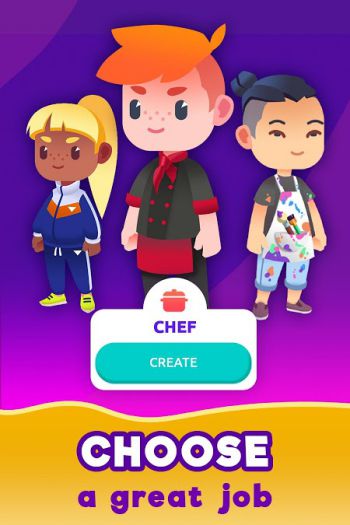 Life simulation game