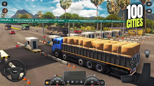 Actual gameplay image from Truck Masters: India Simulator