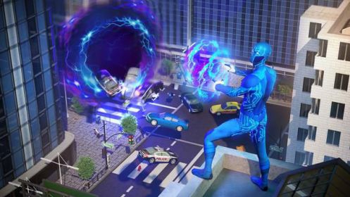 Black Hole Hero destroys the gangs