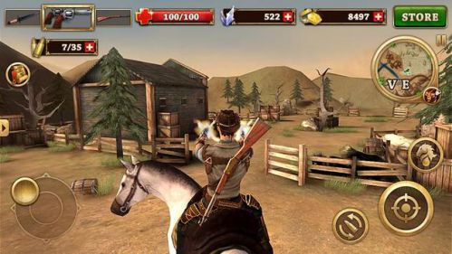 West Gunfighter shooting