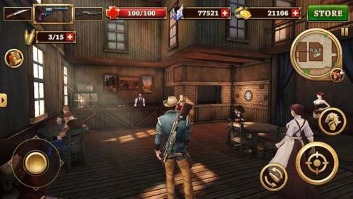 Android western shooter game