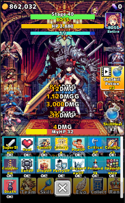 ภาพในเกม Hack and Slash Clicker