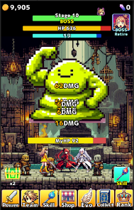 ภาพในเกม Hack and Slash Clicker