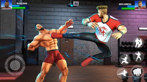 Bodybuilder GYM Fighting Game intense PK battles
