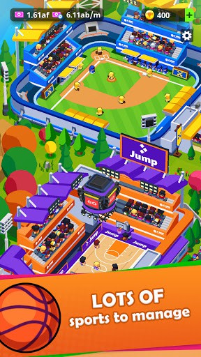 ดาวน์โหลด Sports City Tycoon MOD เงินไม่จำกัด