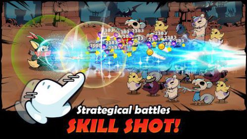 Idle Hero Battle defeats monsters