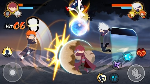 Stickman Ninja 3v3 MOD tiền