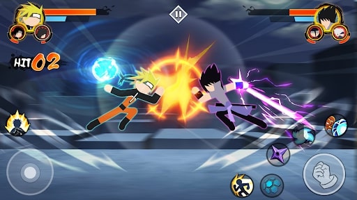 Stickman Ninja 3vs3 mod tiền vô hạn