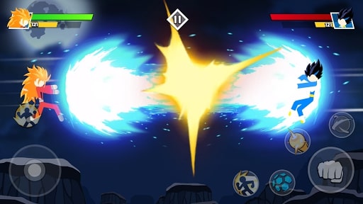 Stickman Warriors Shadow Fight MOD Gold