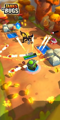 Tanks vs Bugs mod sát thương
