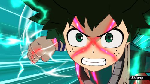 MY HERO ULTRA IMPACT, a game adapted from the anime