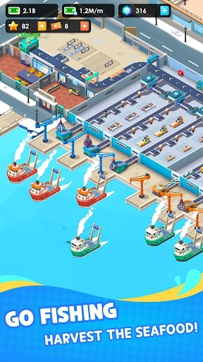 Seafood Inc - Tycoon, Idle MOD Remove Ads