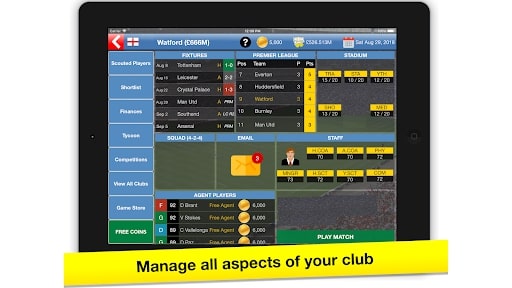 Soccer Tycoon football management game