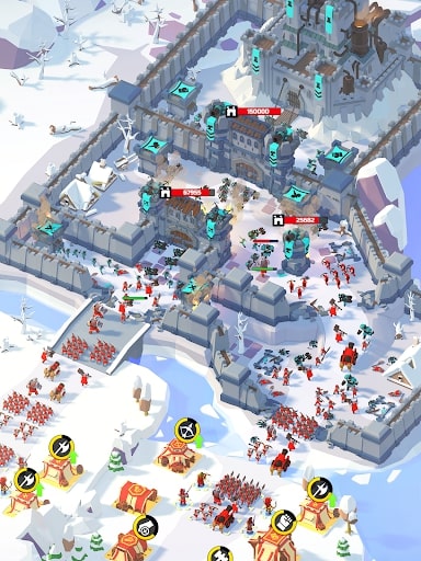 Idle Siege: War simulator game MOD money