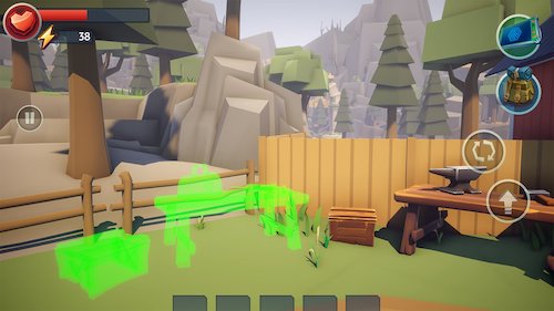 Survival crafting and building game