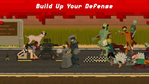 They Are Coming Zombie Defense built with pixel art