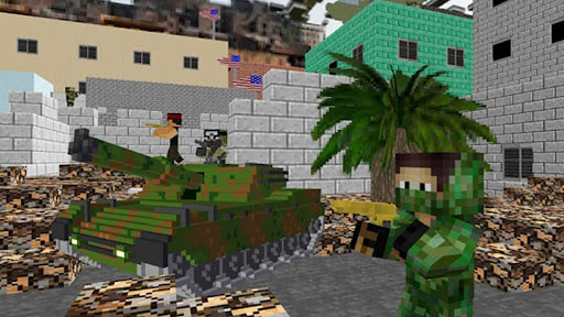 American Block Sniper Survival mod immortal