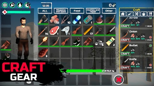 WinterCraft: Survival Forest No Ads