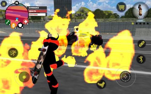 Spider superhero game Stickman Rope Hero