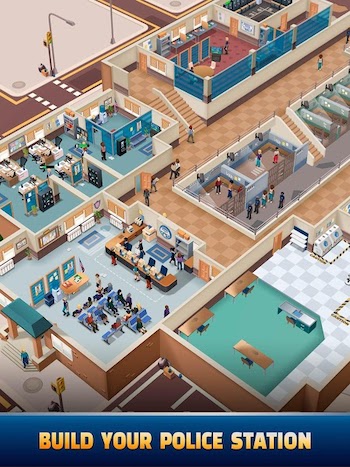 police simulation game Idle Police Tycoon