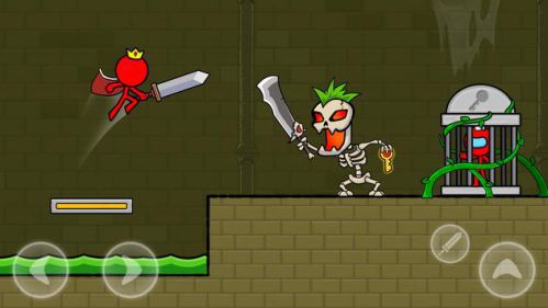 Red Stickman level completion