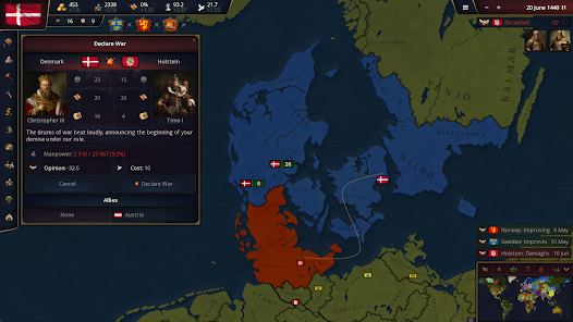 Screenshots of Age of History 3