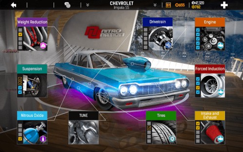 Nitro Nation Drag MOD auto perfect
