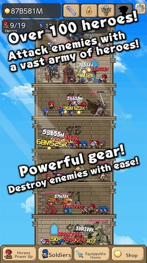 Tower of Hero MOD unlimited money