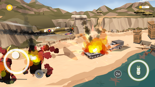 Ace Bomber: WW2 Warplanes Games