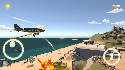 Ace Bomber: WW2 Warplanes Games